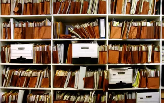 Прием архива организации